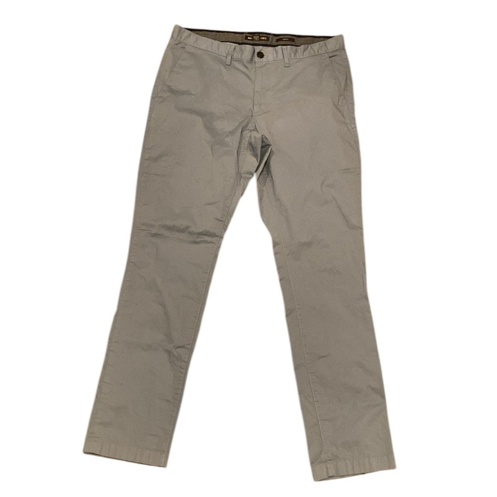 Michael Kors slim fit stretch pants in light blue